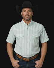 Ferrell - The Jack Green Short Sleeve Snap Shirt - Southern Soule Designs