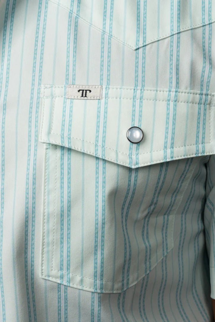 Ferrell - The Jack Green Short Sleeve Snap Shirt - Southern Soule Designs