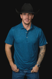 Ferrell - The Micro Carson Pearl Snap Polo - Southern Soule Designs