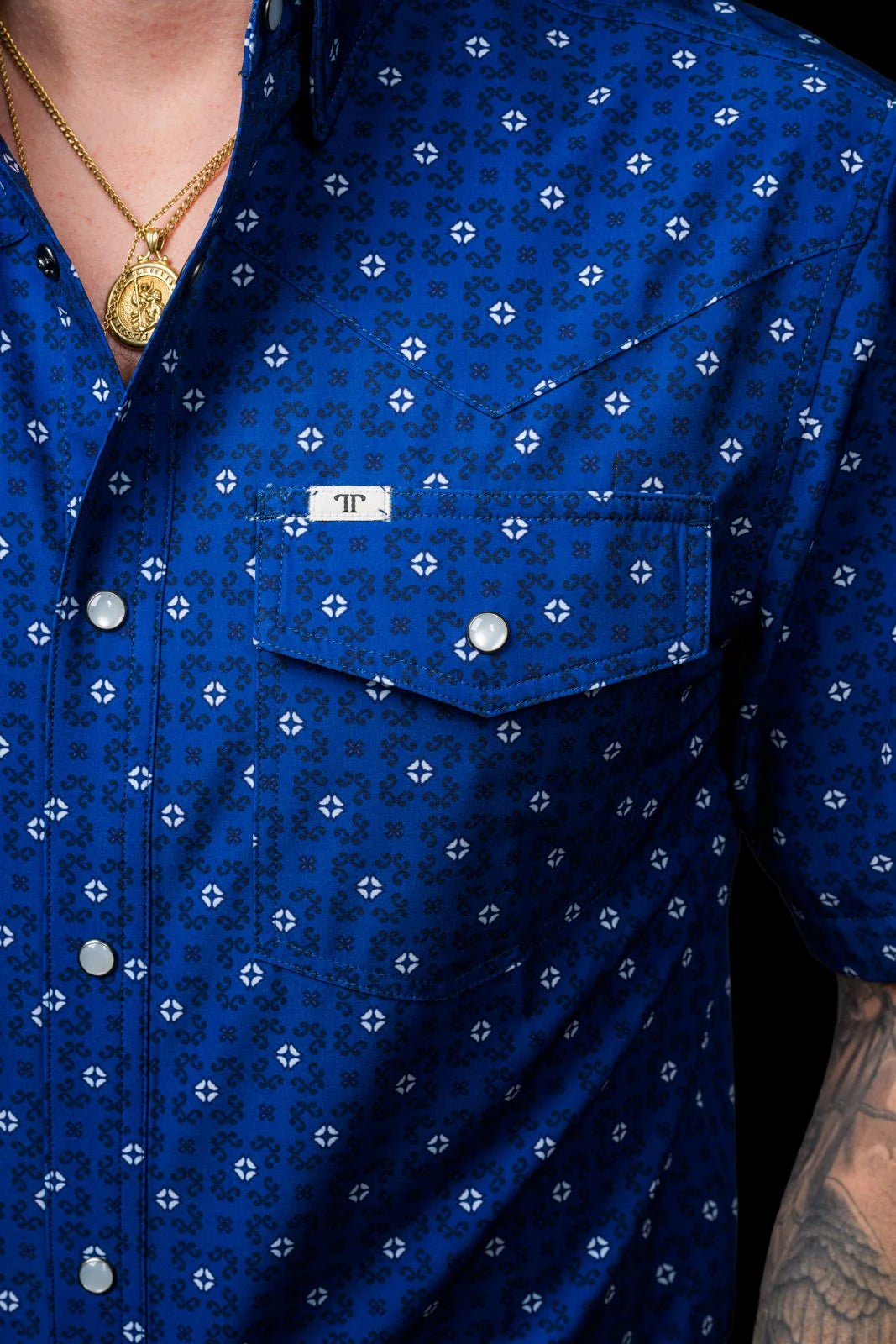 Ferrell - The Nash Short Sleeve Snap Shirt - Southern Soule Designs