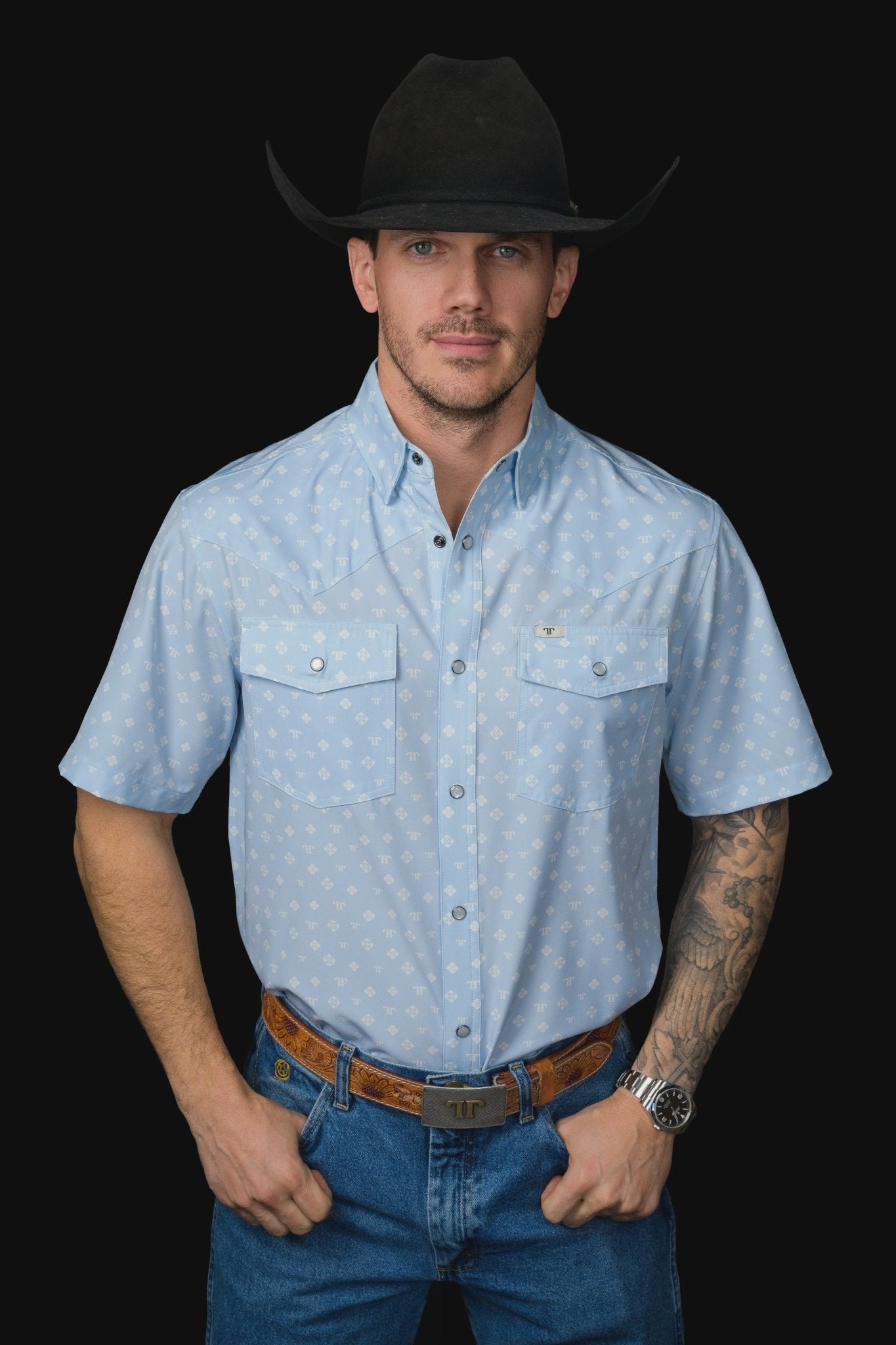 Ferrell - The Remi Short Sleeve Button Up - Southern Soule Designs