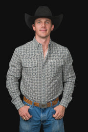 Ferrell - The Sullivan Long Sleeve Pearl Snap Shirt - Southern Soule Designs