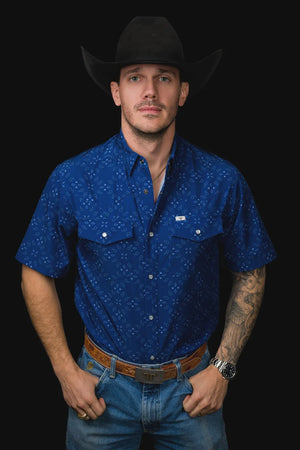 Ferrell - The Tanner Short Sleeve Snap Shirt - Southern Soule Designs