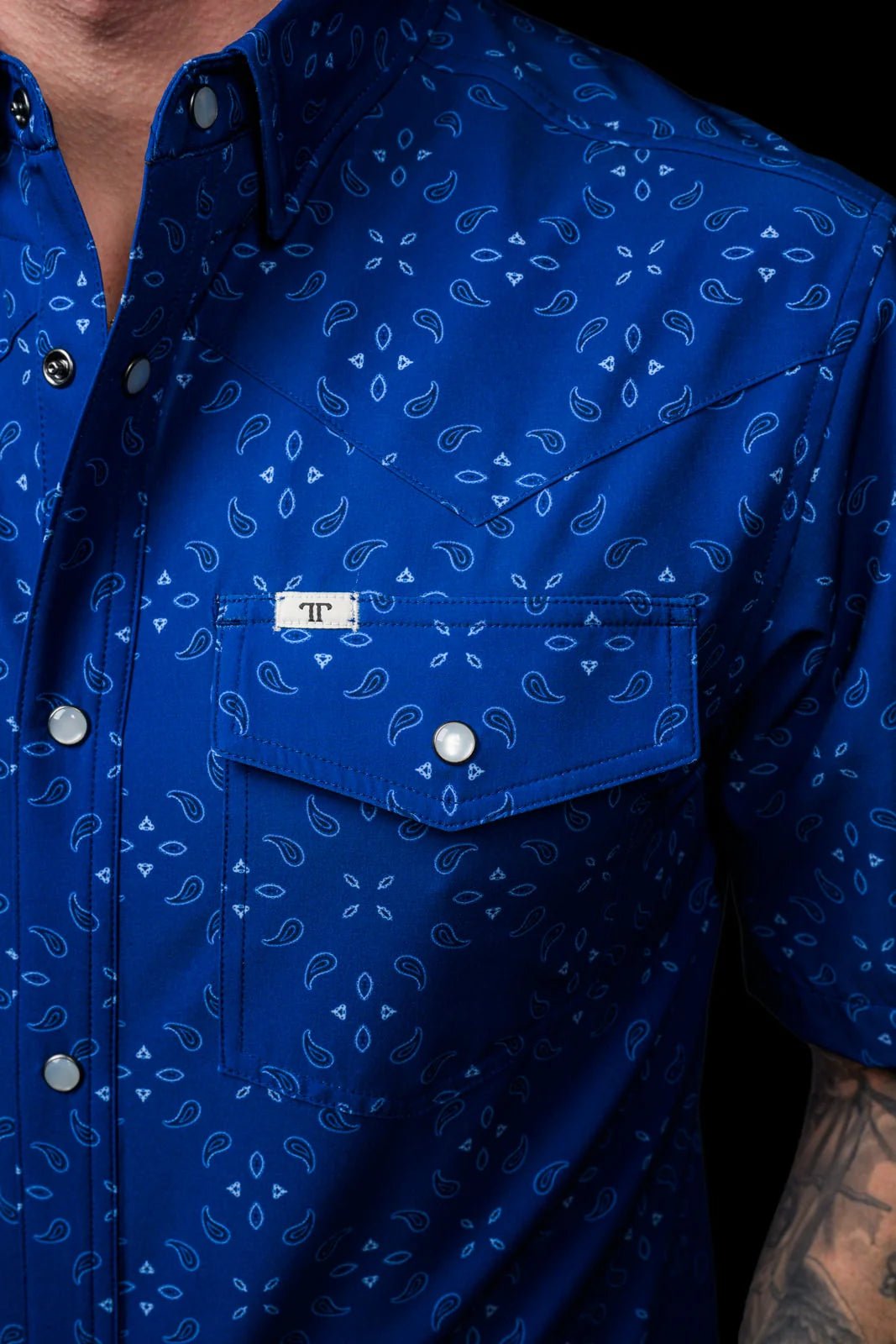 Ferrell - The Tanner Short Sleeve Snap Shirt - Southern Soule Designs