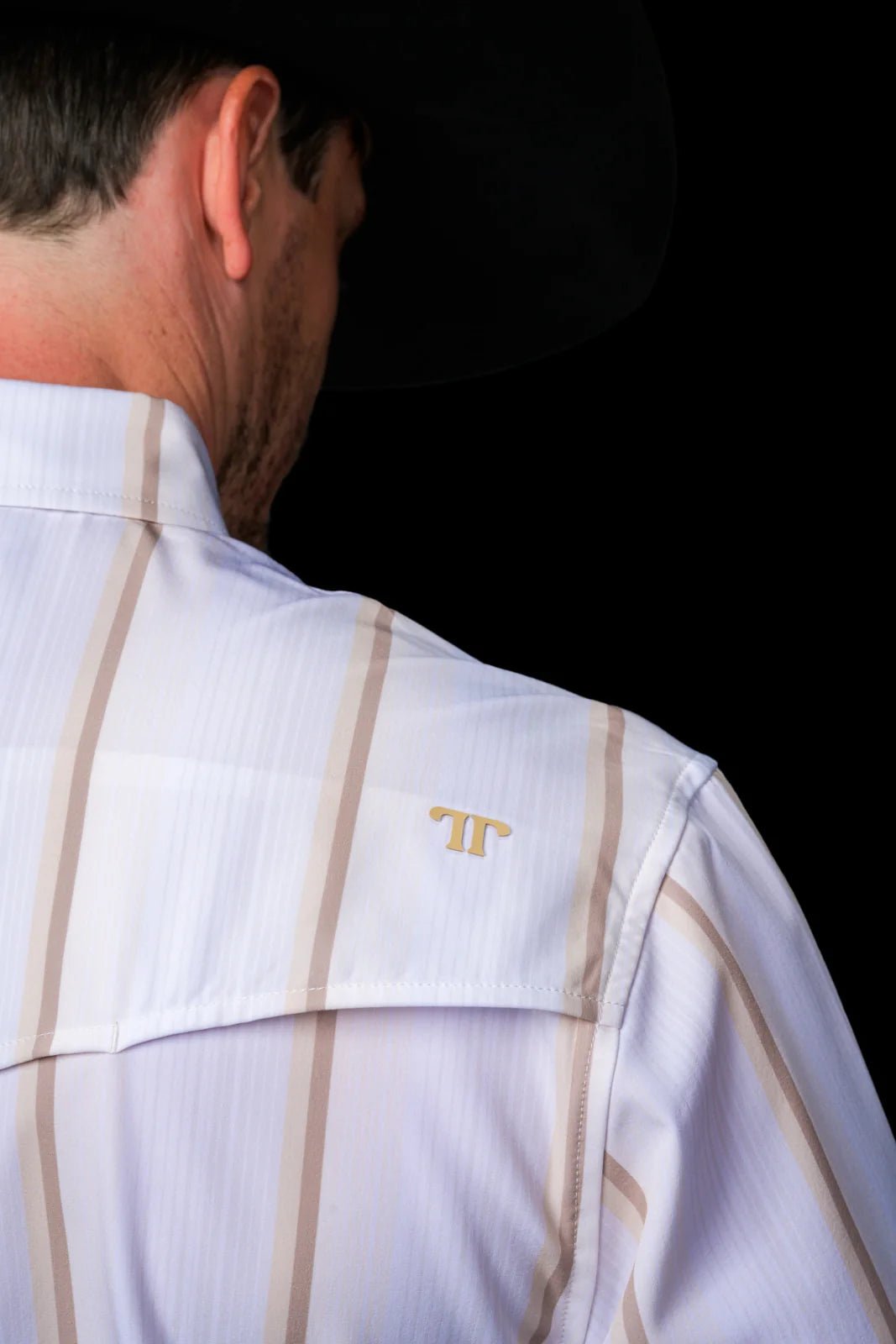 Ferrell - The Tristan Cream Long Sleeve Pearl Snap Shirt - Southern Soule Designs