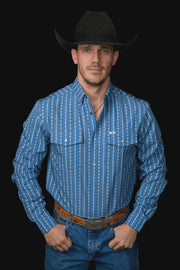 Ferrell - The Walker Long Sleeve Pearl Snap Shirt - Southern Soule Designs
