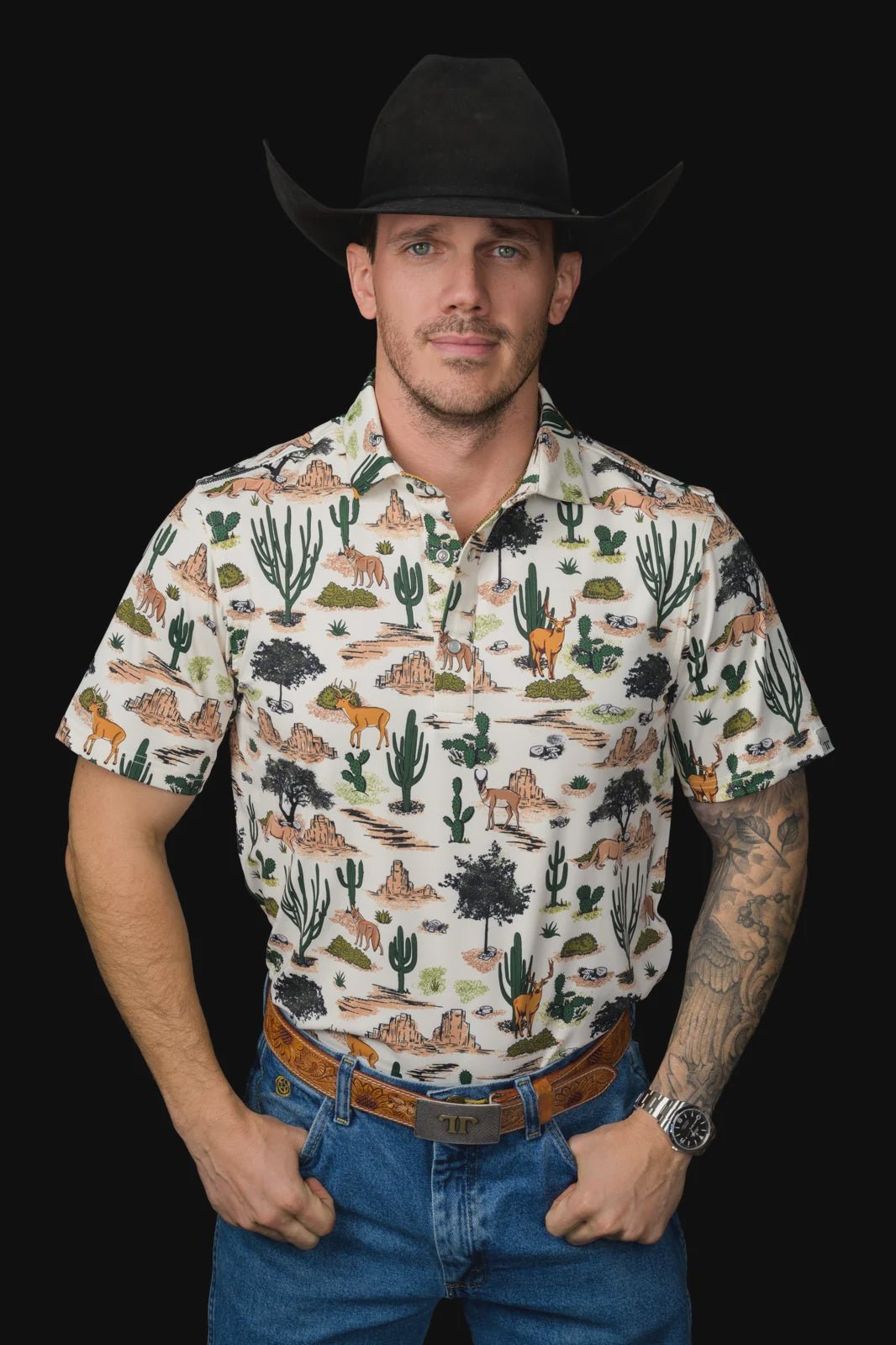 Ferrell - The Wilder Pearl Snap Polo - Southern Soule Designs