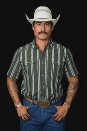 Ferrell - Tucker Green Short Sleeve Snap Shirt - Southern Soule Designs