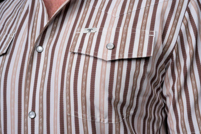 Ferrell - Wyatt Brown Short Sleeve Snap Shirt - Southern Soule Designs