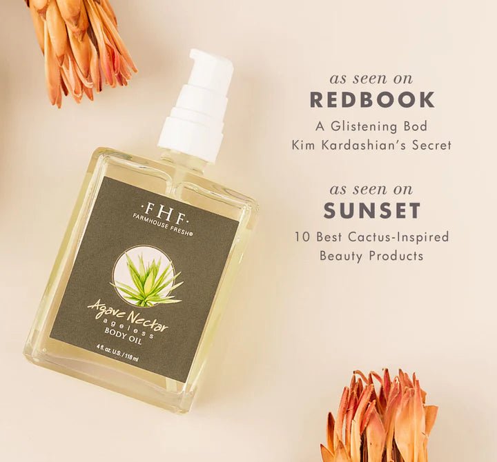 FHF Agave Nectar Ageless Body Oil 4 oz - Southern Soule Designs