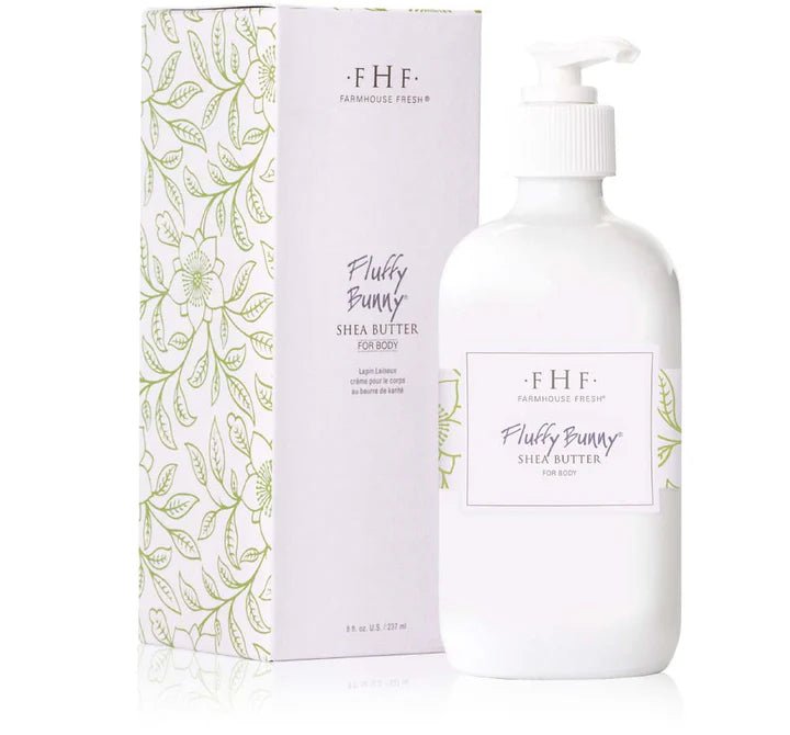 FHF Fluffy Bunny Shea Cream Pump Top 8 oz - Southern Soule Designs