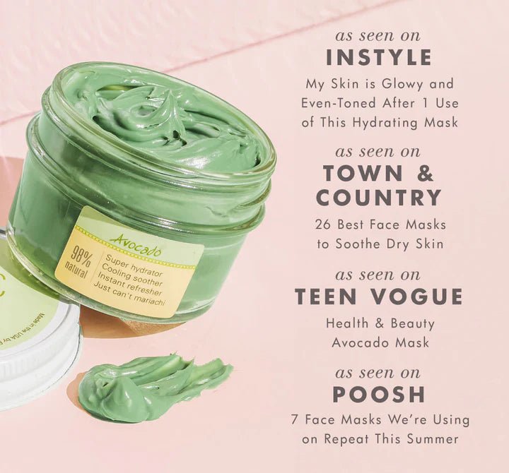 FHF Guac Star Soothing Avocado Hydration Mask 4oz - Southern Soule Designs