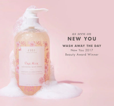 FHF Pink Moon Body Wash 12 oz - Southern Soule Designs