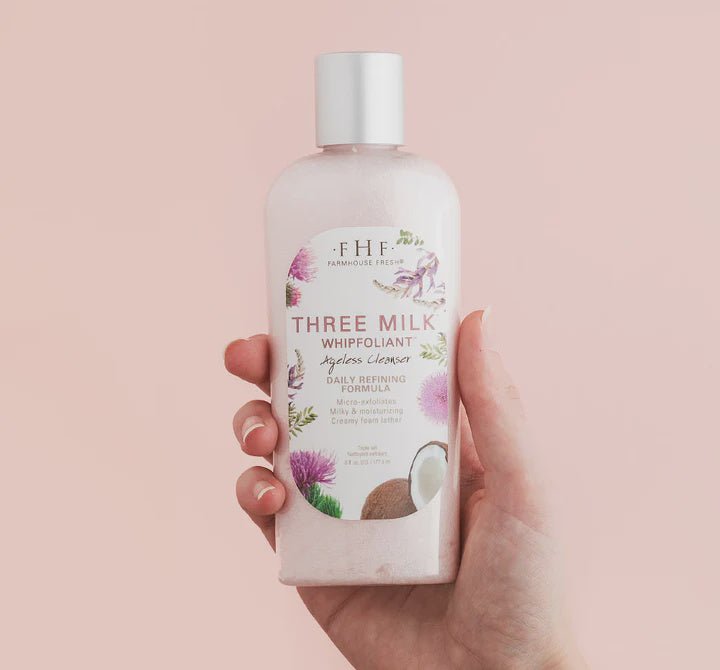 FHF Three Milk Whipfoliant Ageless Cleanser 6 oz - Southern Soule Designs
