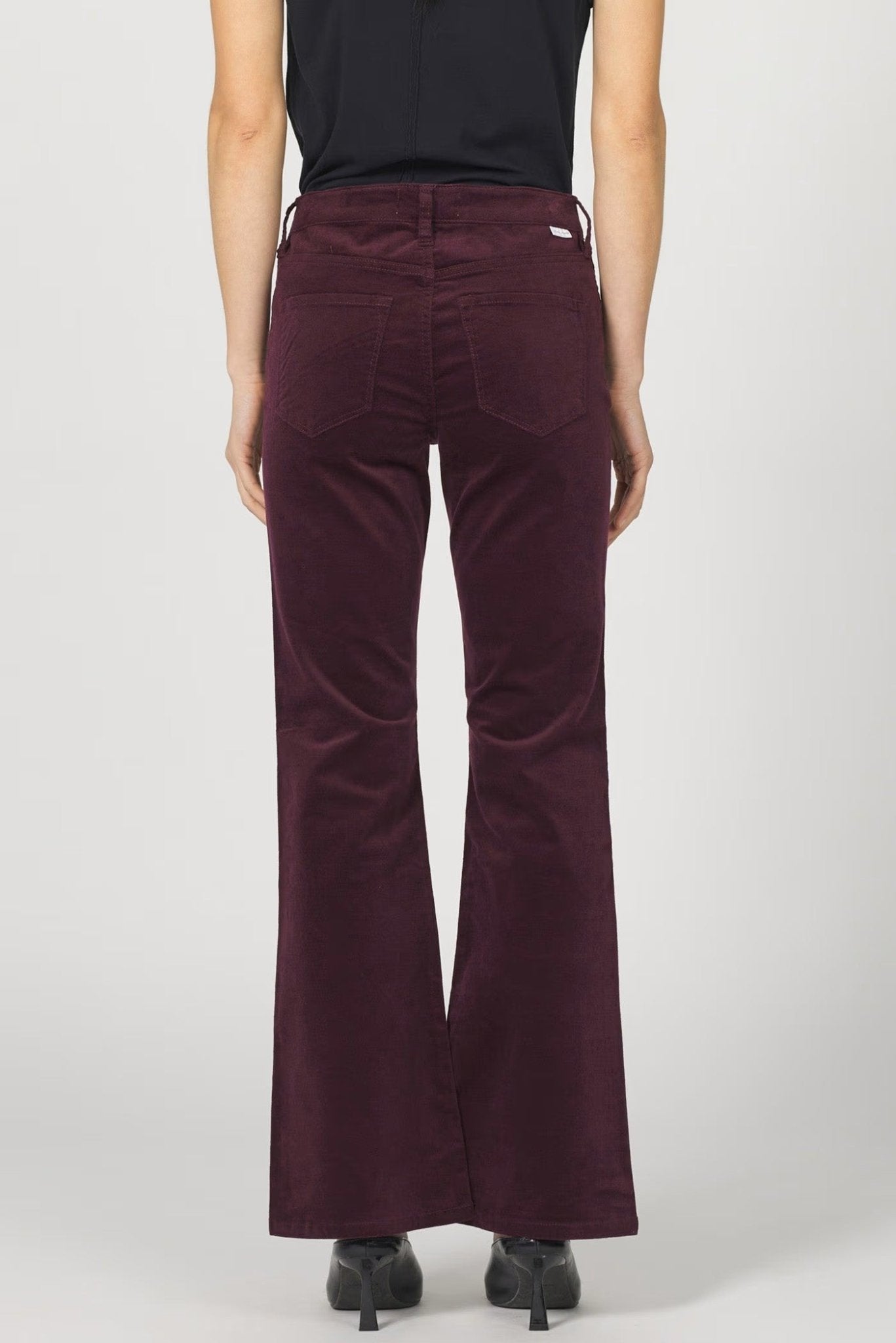 Fig Rosa Flare Pant Velvet DPM52E307FIG - Southern Soule Designs