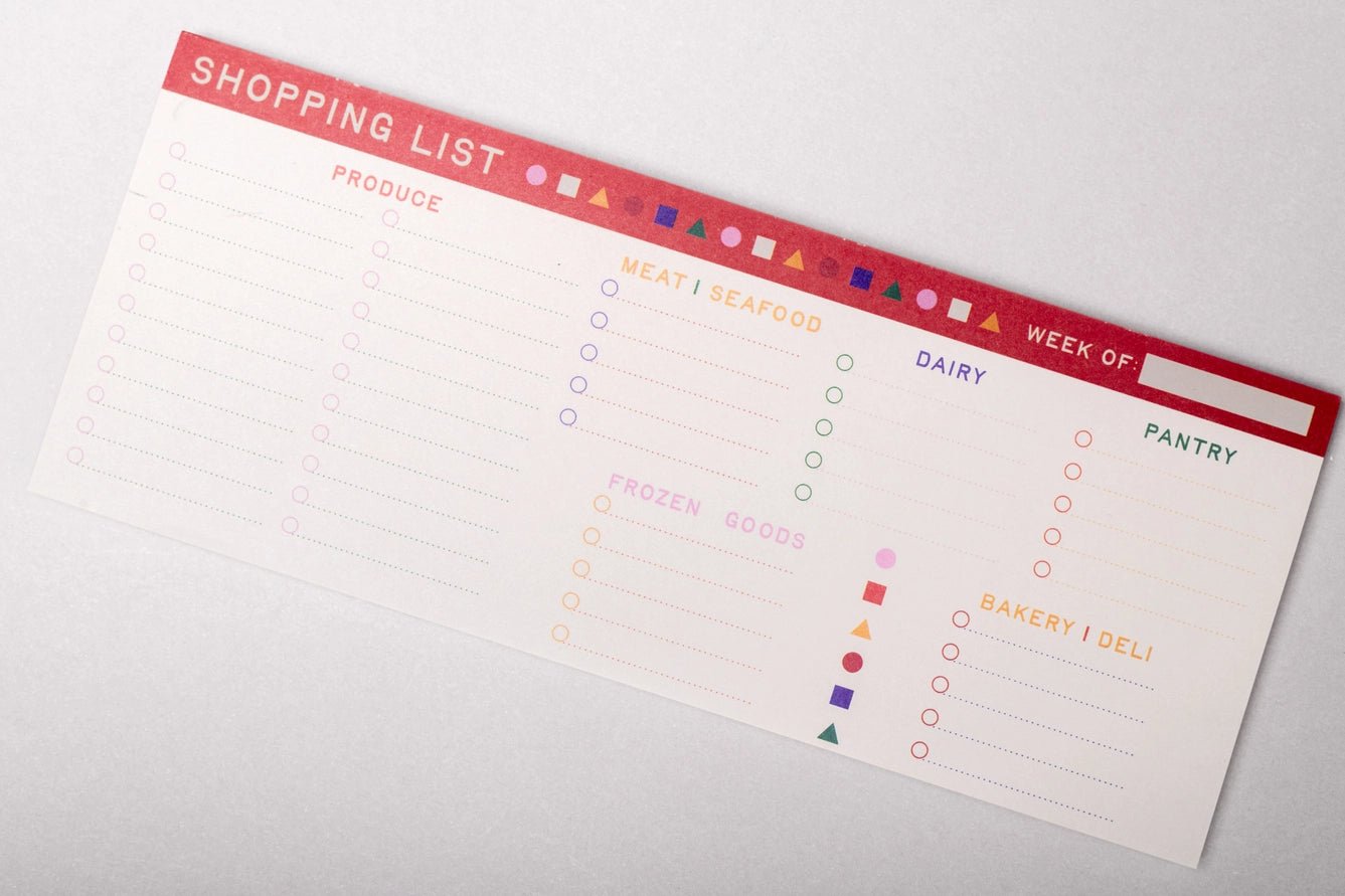 Floral Meal Planner and Shopping List Set - Southern Soule Designs