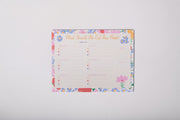 Floral Meal Planner and Shopping List Set - Southern Soule Designs