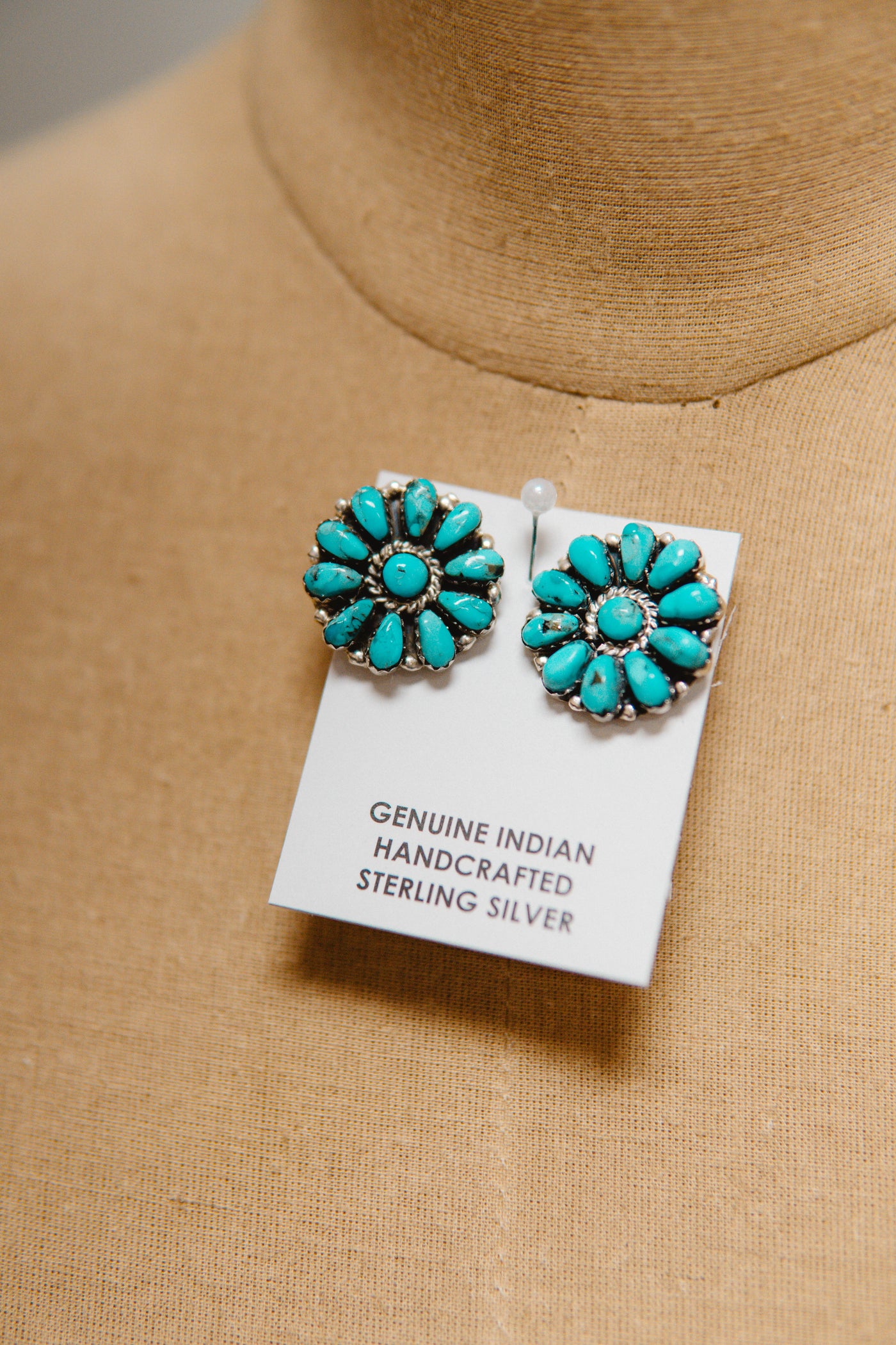 Turq Cluster Studs