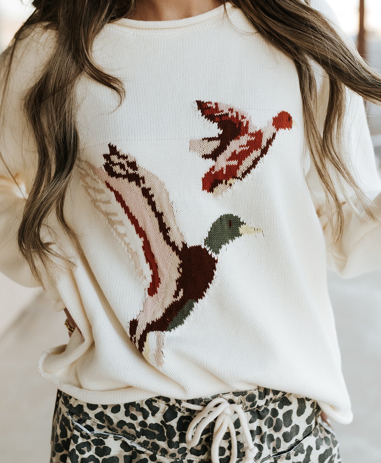 Flying Duck Duo Knit Sweater WL25 - 12148 - Southern Soule Designs