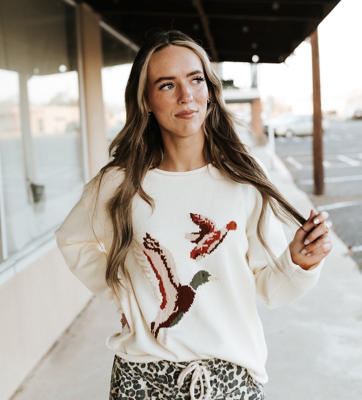 Flying Duck Duo Knit Sweater WL25 - 12148 - Southern Soule Designs