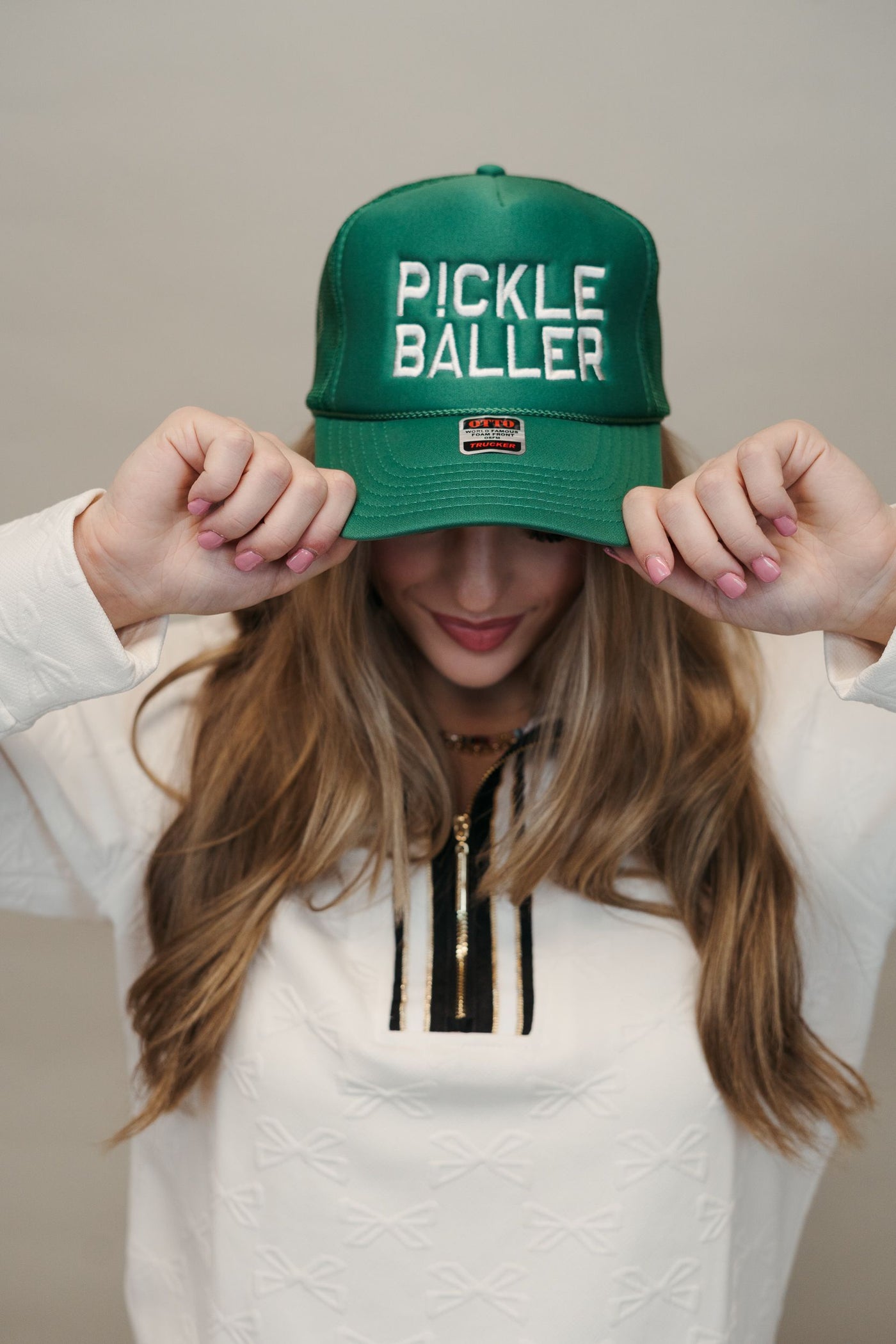 Pickleballer Green Hat