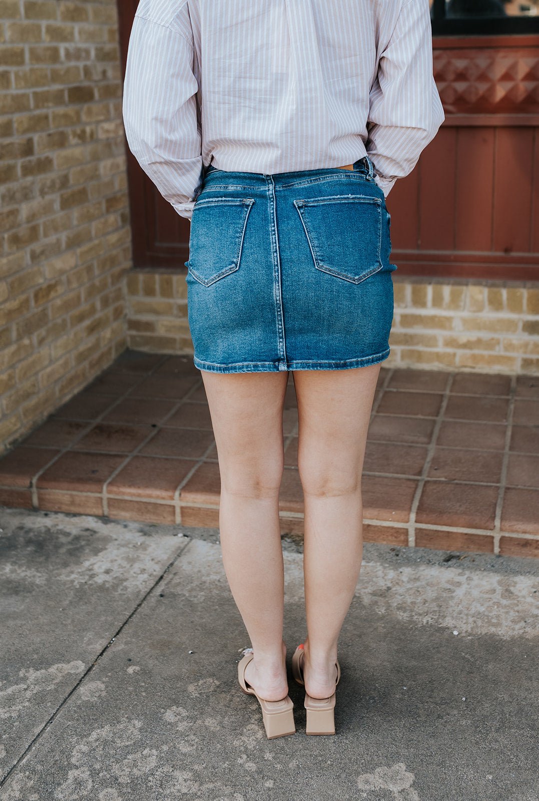 Fog Sky Quinn Skirt - Southern Soule Designs