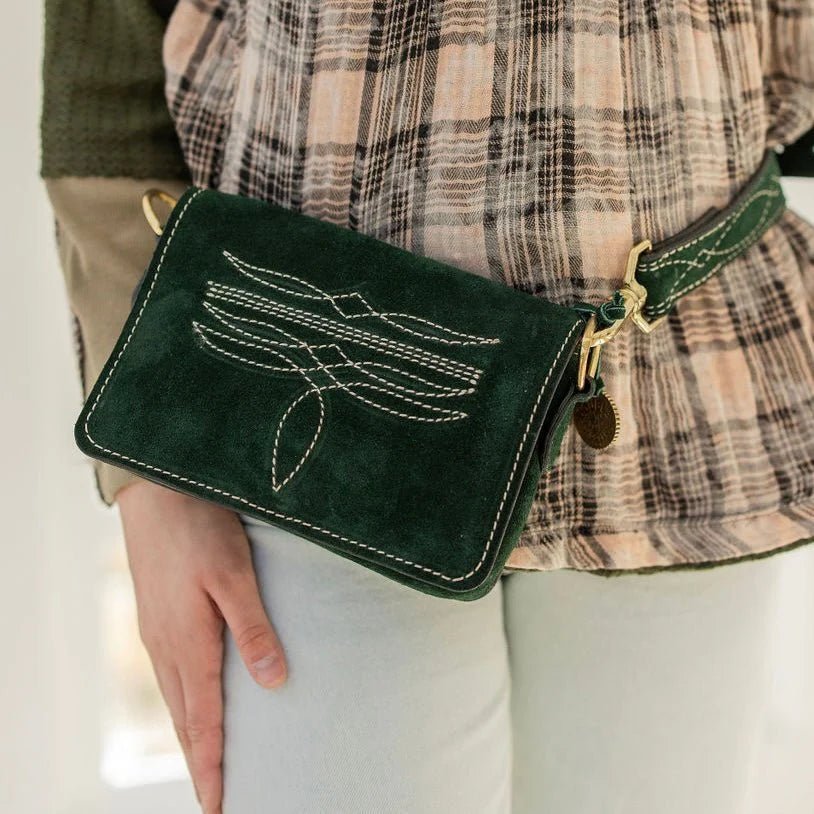 Forest Green Bum Bag BUM11 - Southern Soule Designs