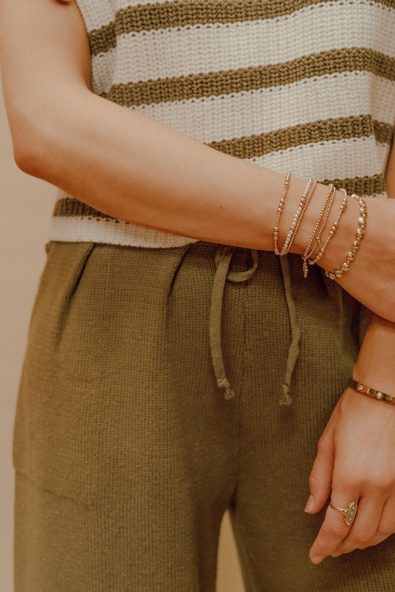 Forest Green Knit Pants - Southern Soule Designs