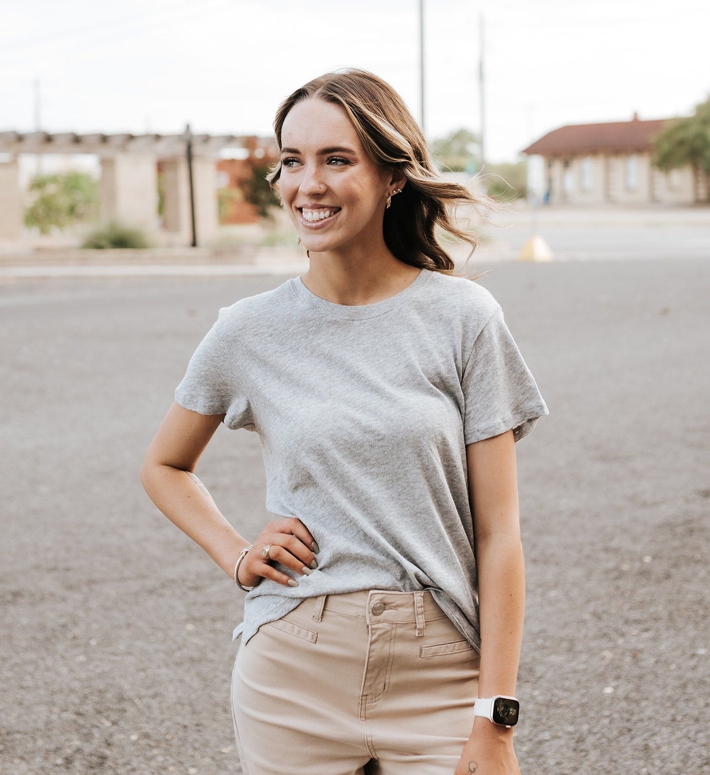 Foundation Slub Tee Classic Heather Grey ZT253912 - Southern Soule Designs