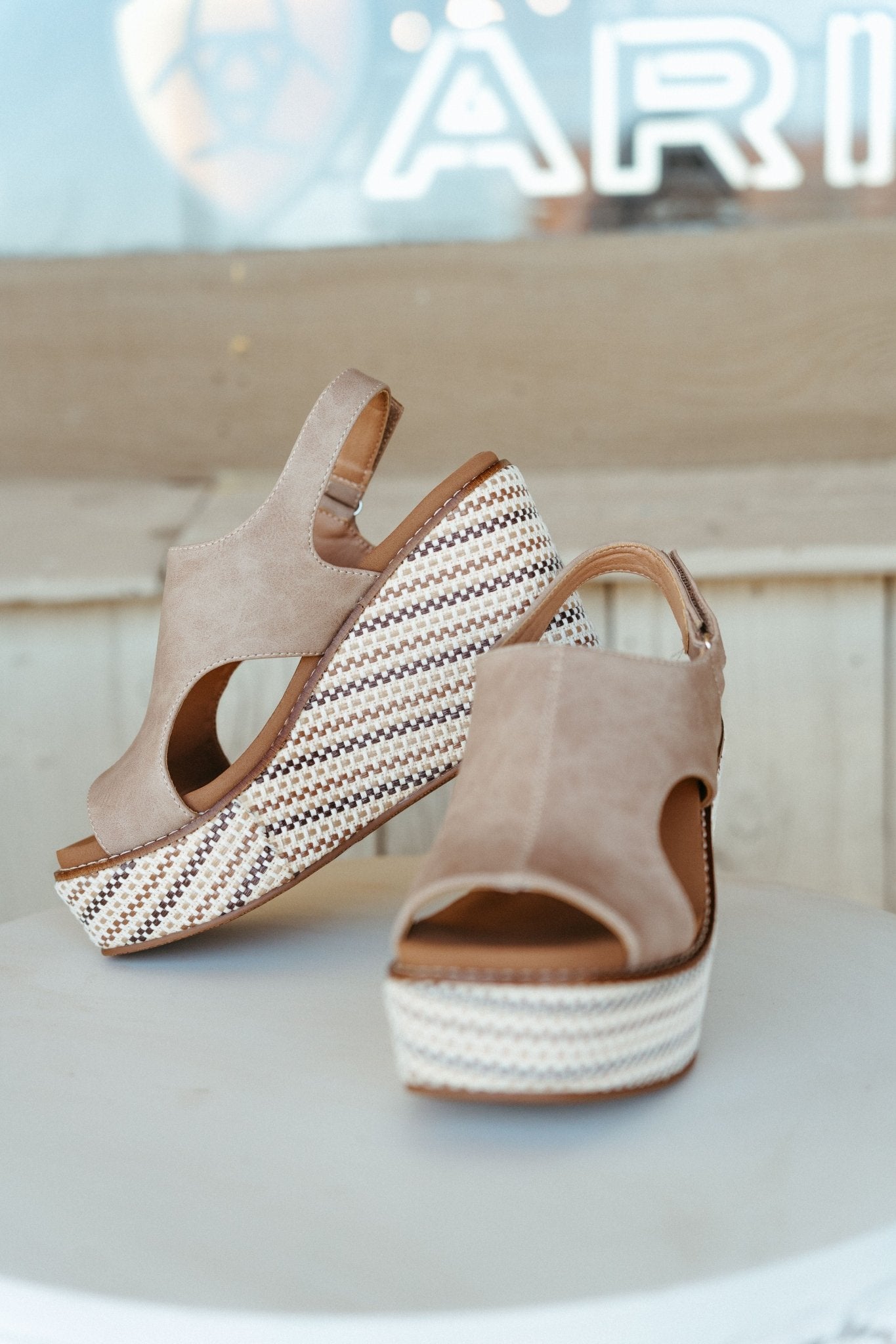 Freddie Camel Wedge - Southern Soule Designs