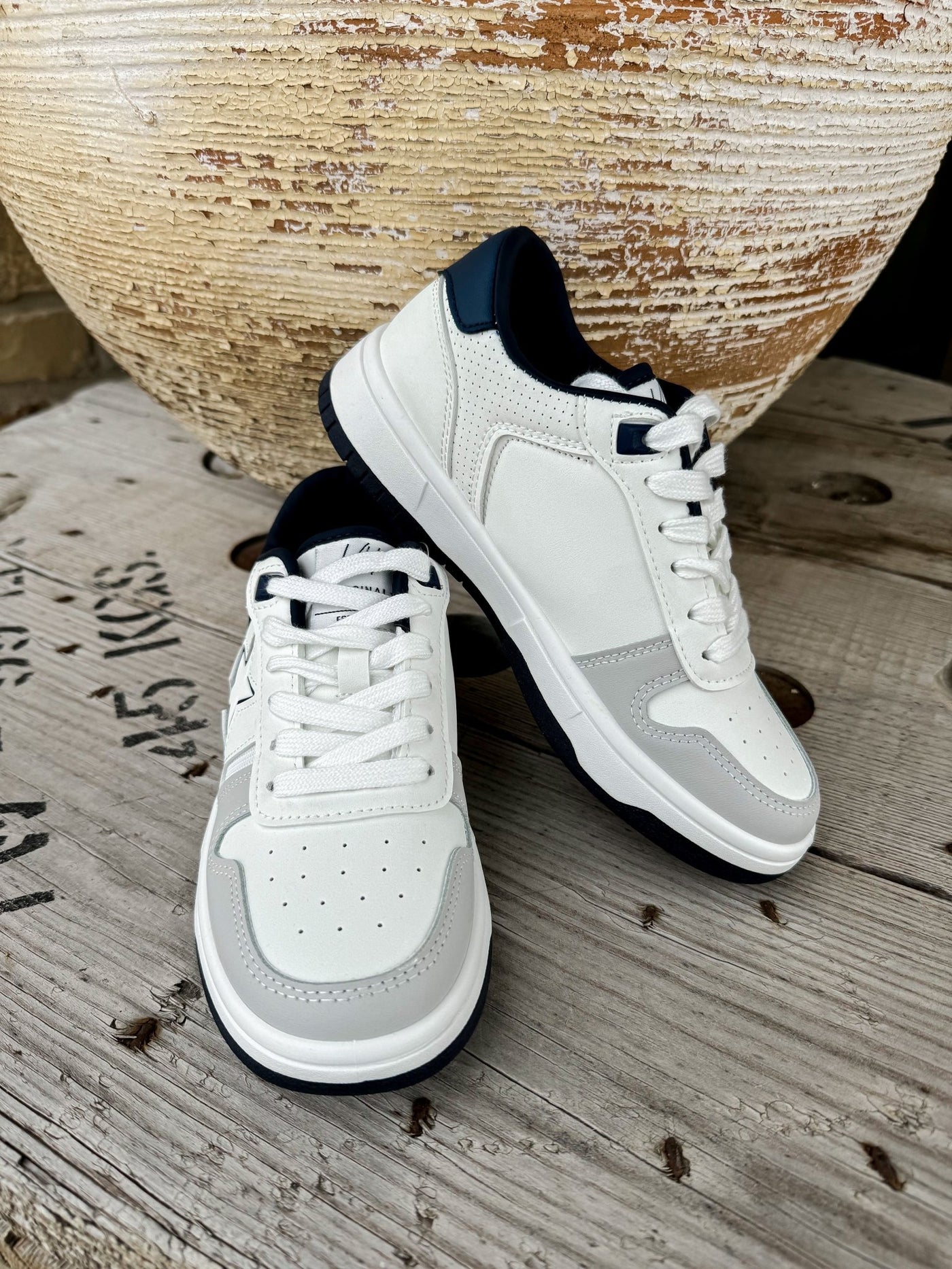 Fresh 15 White/Grey/Blue - Southern Soule Designs