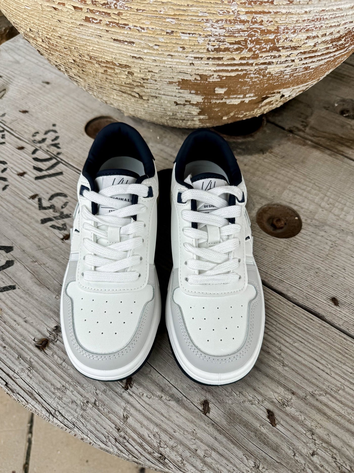 Fresh 15 White/Grey/Blue - Southern Soule Designs