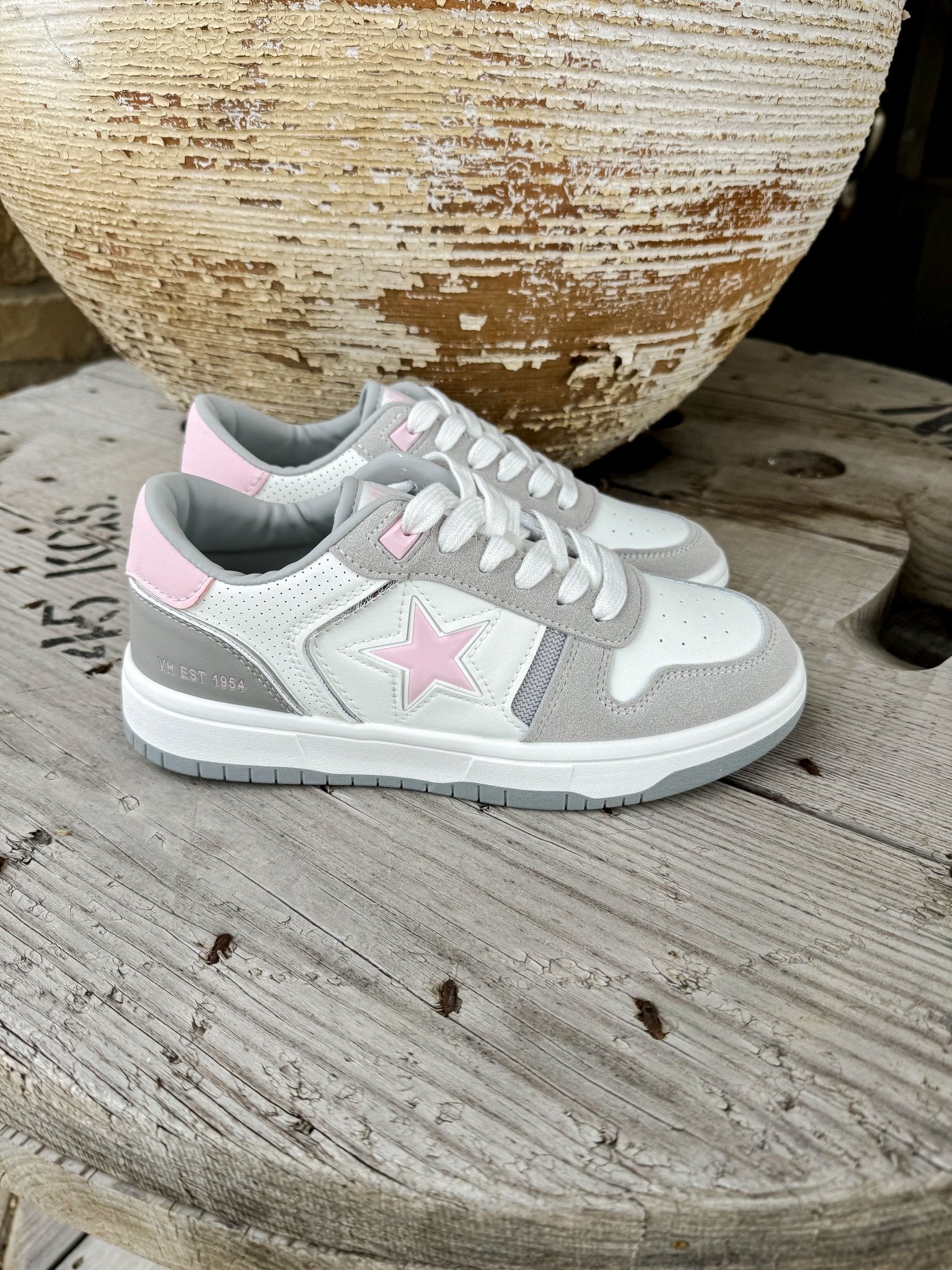 Fresh 16 White/Grey/Light Pink - Southern Soule Designs