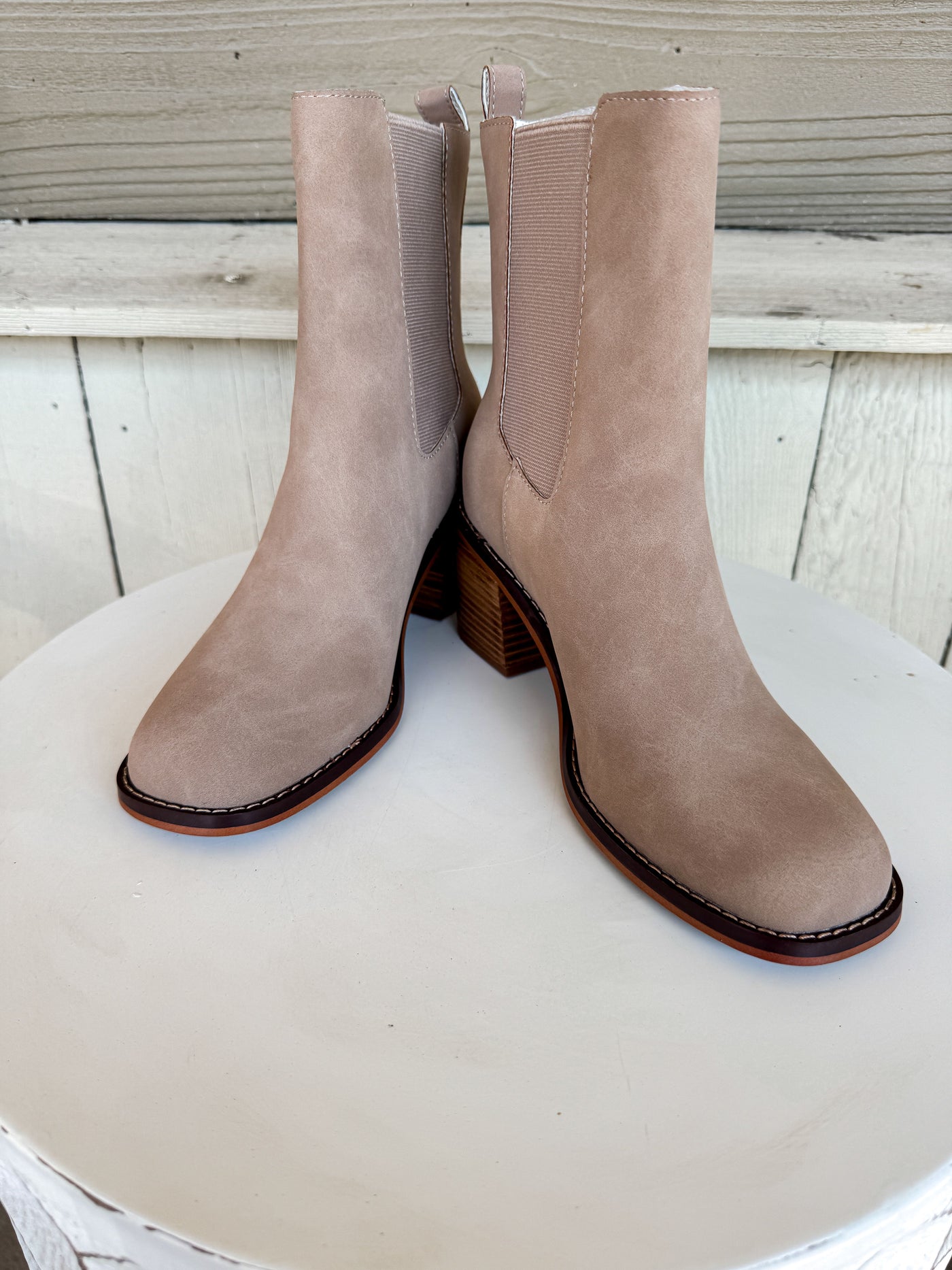 The Dakota Bootie Cedar Wood