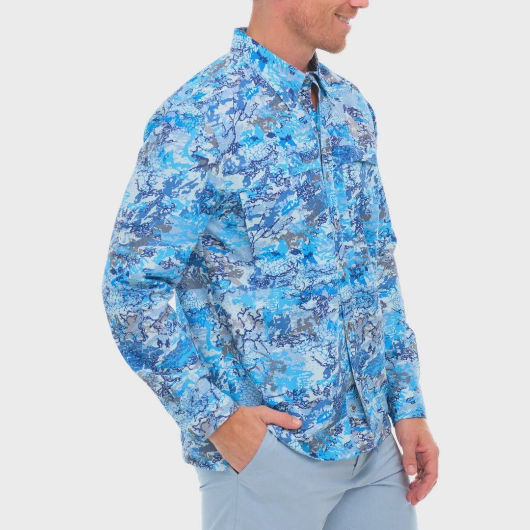 Game Guard Blue Digital Explorer LS - Southern Soule Designs