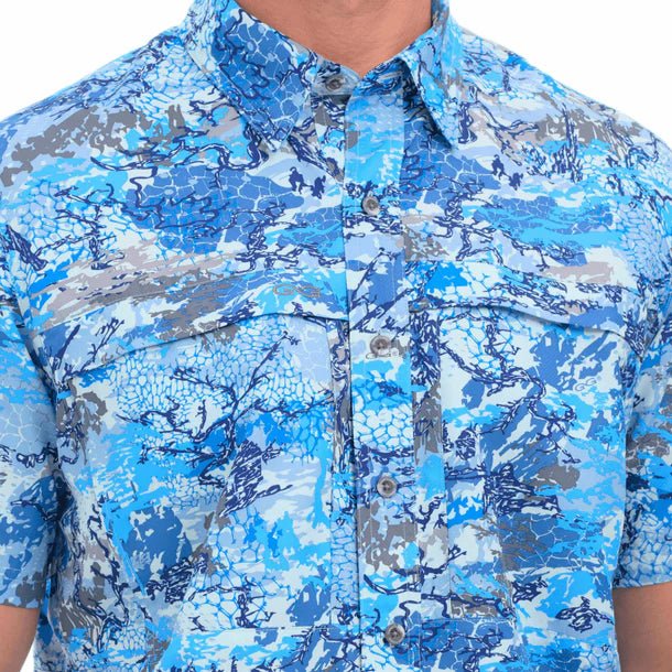 Game Guard Blue Digital Explorer Shirt - Southern Soule Designs