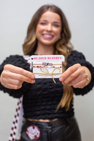 Gameday Bow Stack: Gig em - Southern Soule Designs