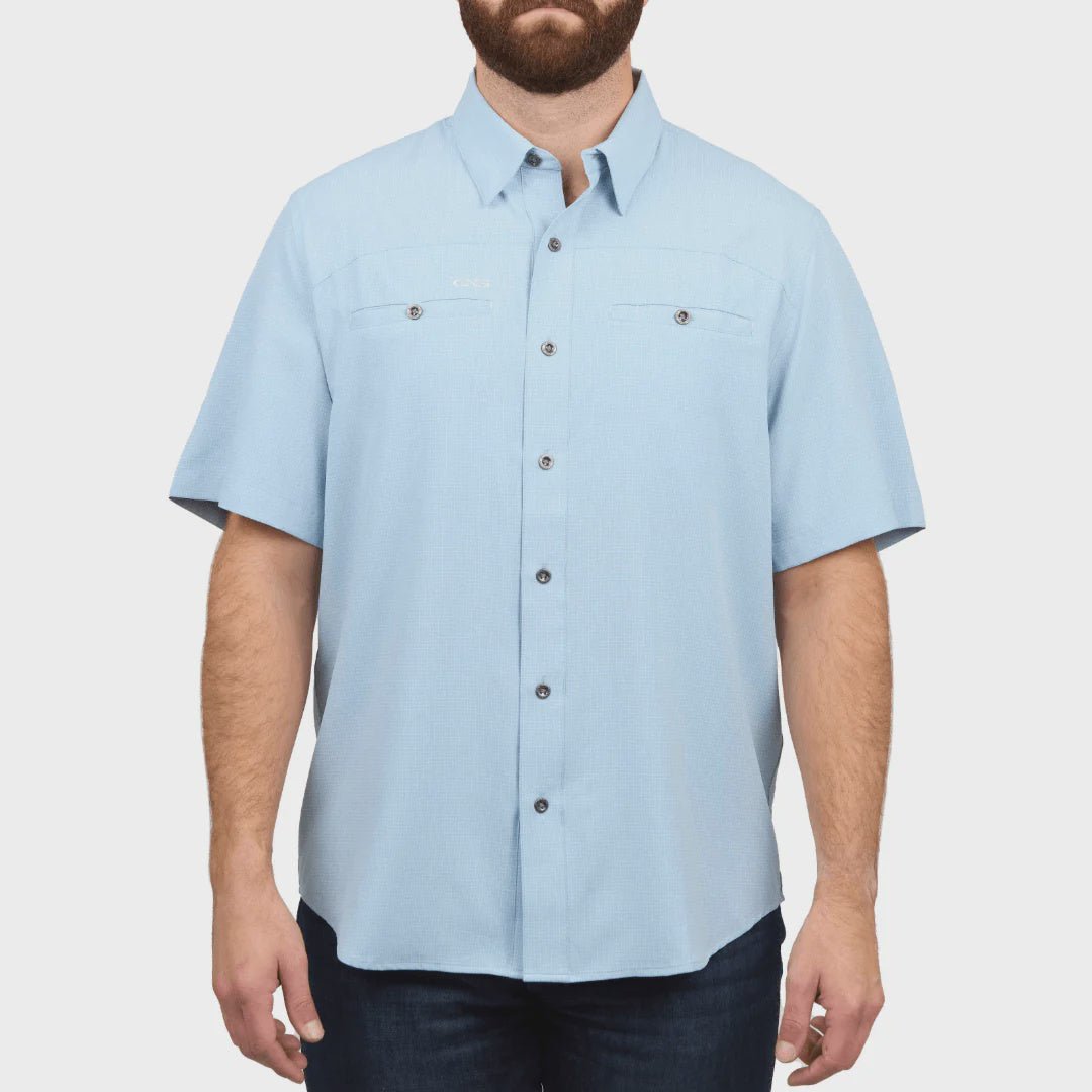 GameGuard Coastal Blue Maverick Shirt - Southern Soule Designs