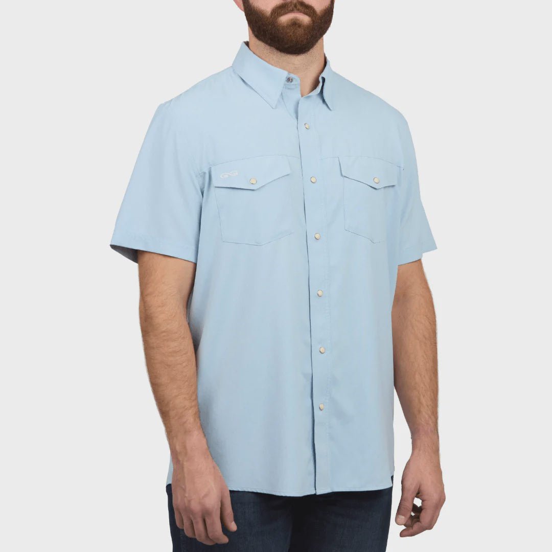 GameGuard Coastal Blue StockYard Shirt - Southern Soule Designs