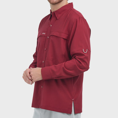 Gameguard Oxblood Scout LS Shirt - Southern Soule Designs