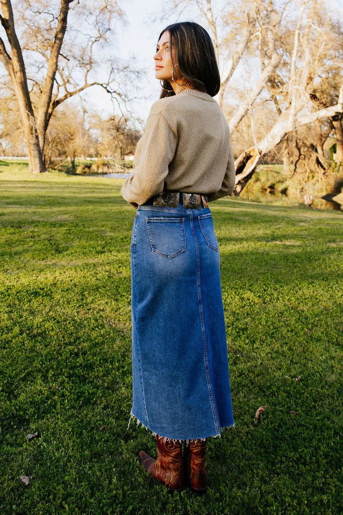 Garden Gate Cowgirl Skirt QRF015 - Southern Soule Designs