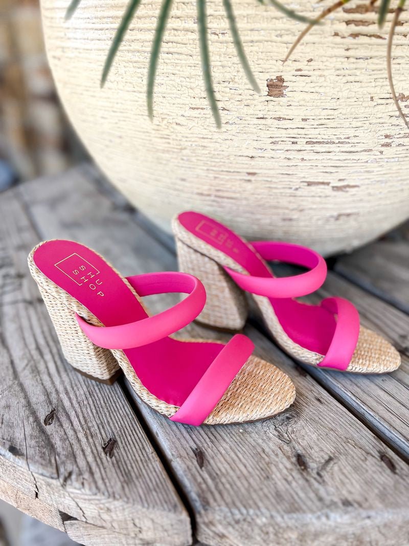 Gardenia Magenta Heel - Southern Soule Designs