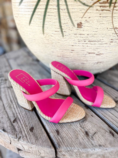 Gardenia Magenta Heel - Southern Soule Designs