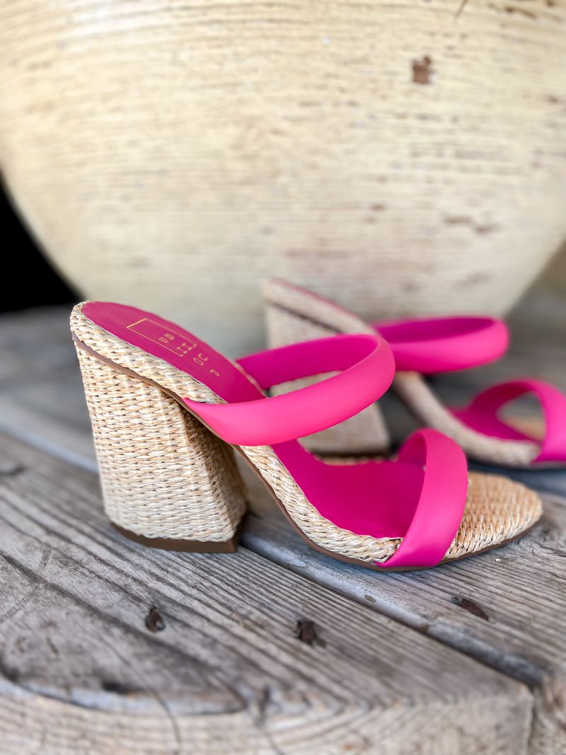 Gardenia Magenta Heel - Southern Soule Designs