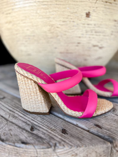 Gardenia Magenta Heel - Southern Soule Designs