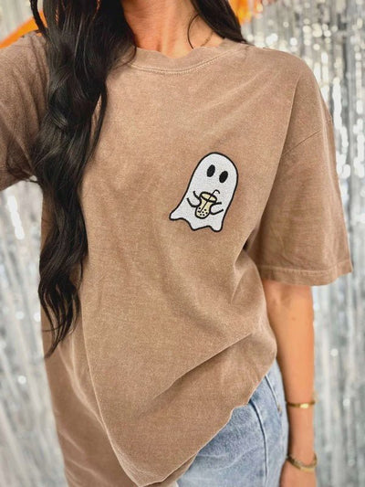 Ghost Coffee Pocket Tee - Southern Soule Designs