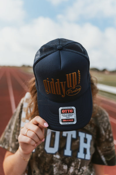 Giddy Up Pirates Trucker - Southern Soule Designs