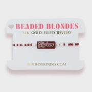 Gig ‘Em Block Bracelet On Color - Southern Soule Designs