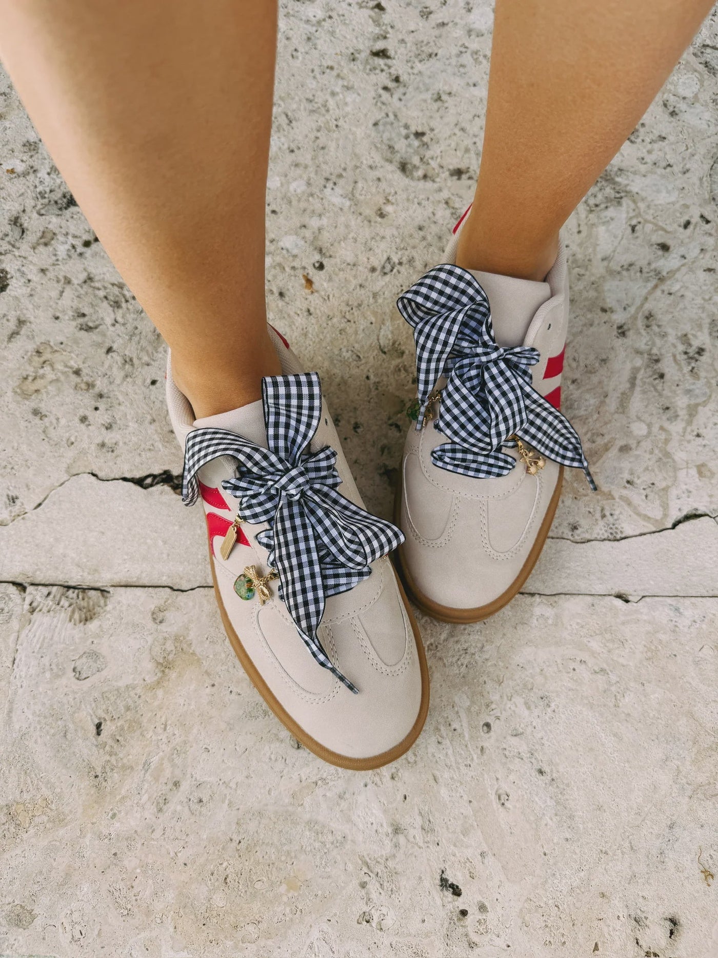 Gingham Shoe Charms - Southern Soule Designs