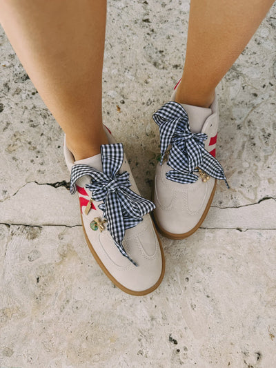 Gingham Shoe Charms - Southern Soule Designs